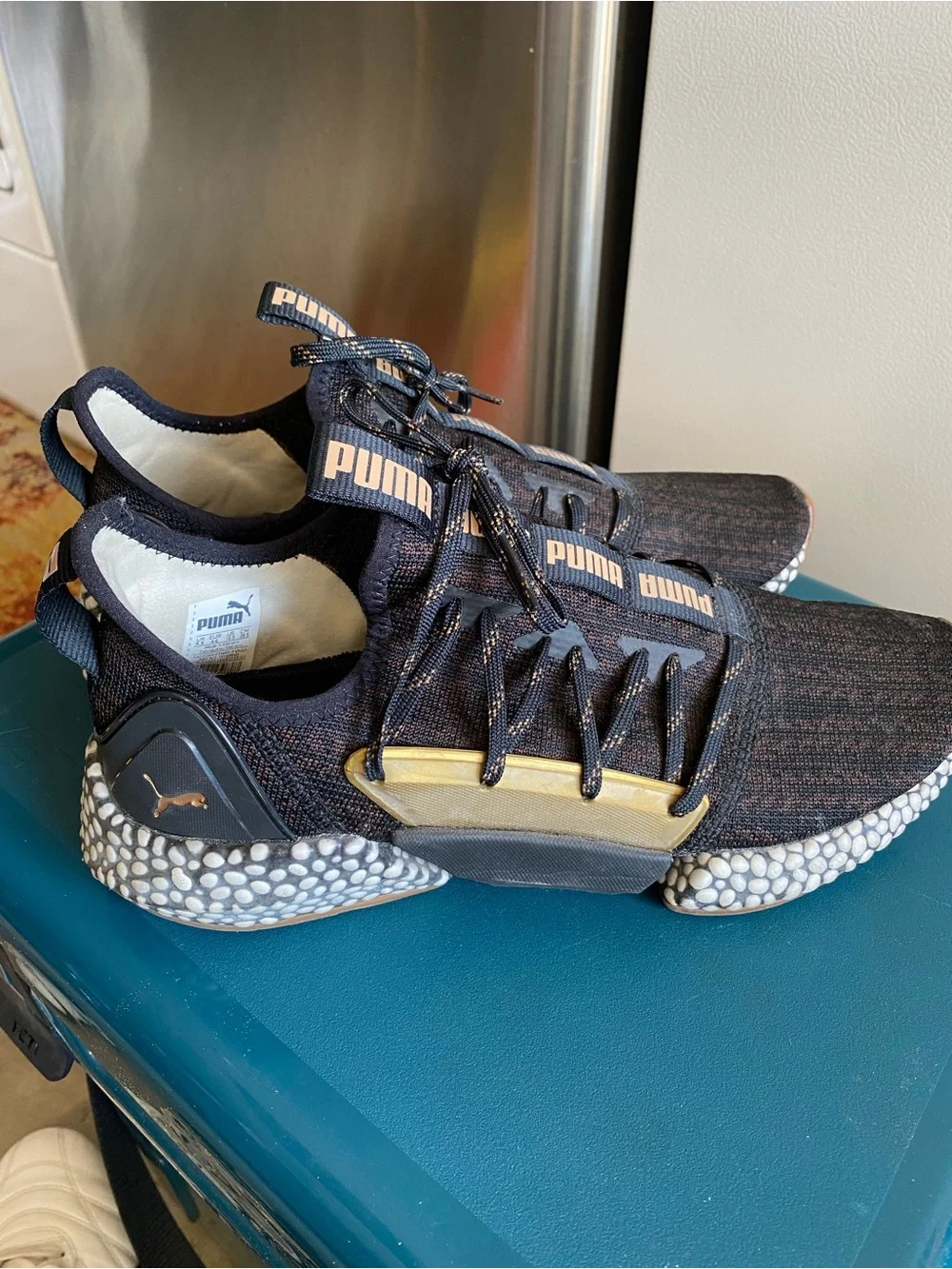 Puma Hybrid Rocket Desert 'Black Gold' sneakers